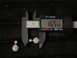 Pendientes Moissanita 1.0ct