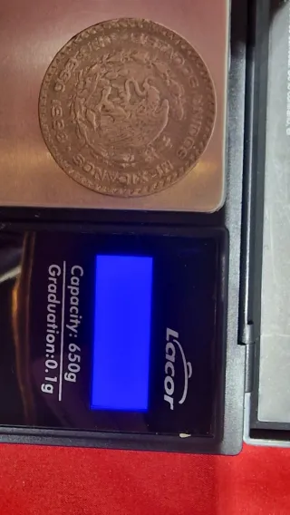 1 Peso Plata Mexicano 1958