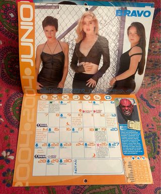 Embrujadas. Calendario 2004. Revista Bravo.