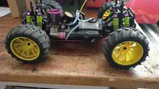 Coche RC Tyrannosaurus 4x4 Gas Power a gasolina