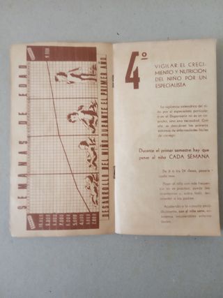 Folleto antiguo: La Alimentación del Niño Pequeño
