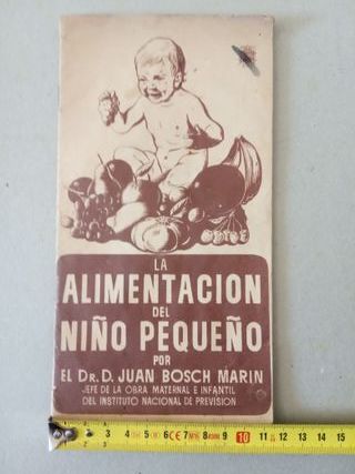 Folleto antiguo: La Alimentación del Niño Pequeño