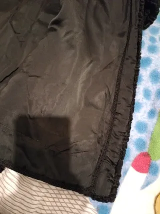 Cappotto elegante in pelliccia nera