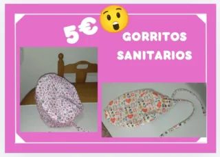 Gorritos sanitarios con estampado médico