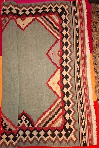 Tappeto Kilim vintage anni '90 - 130x190 cm