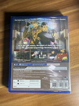 Precintado - The Great Ace Attorney Chronicles PS4