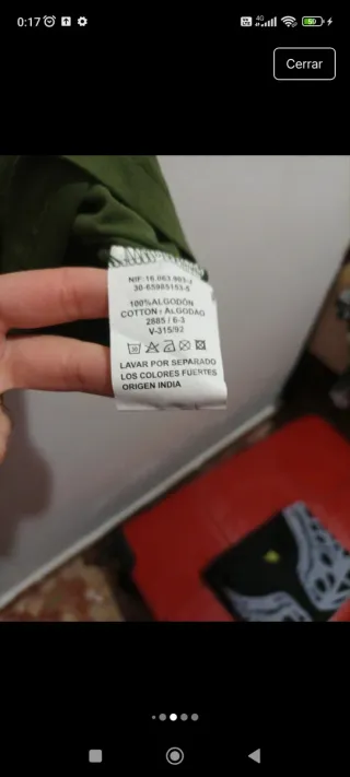 Vestido de invierno con escote