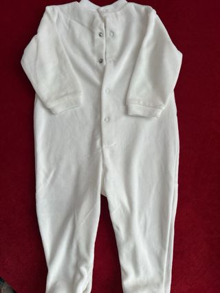 Pigiamone neonato ciniglia Thun