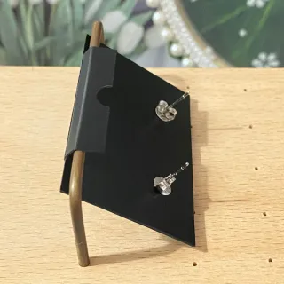 Pendientes Moissanita 0.5ct