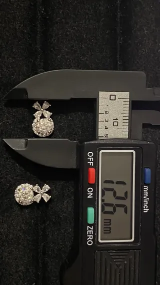 Pendientes Moissanita 0.5ct