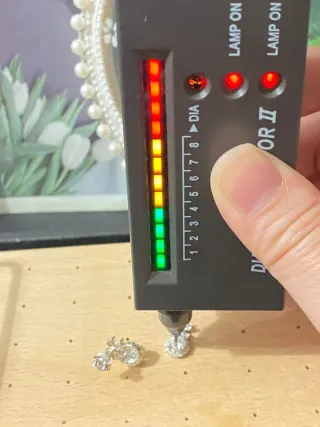 Pendientes Moissanita 0.5ct