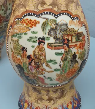 3 Vasi Cinesi in Porcellana