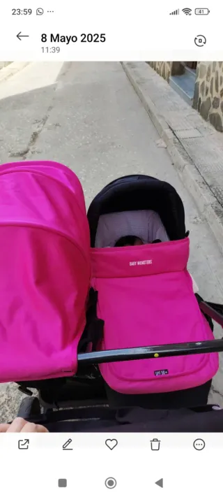 Carro gemelar Baby Monsters Easy Twin 2