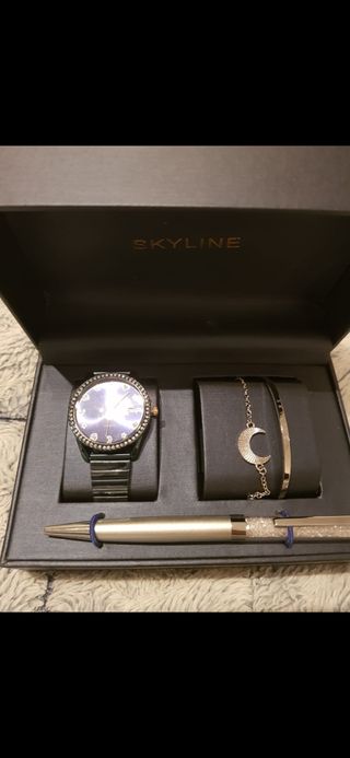 Set Reloj y Pulsera Skyline Nuevo