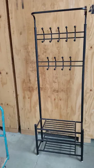 Perchero Metálico Negro