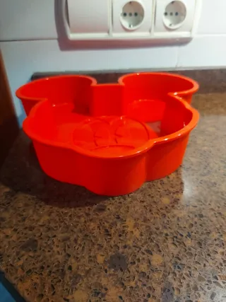 Molde Silicona Mickey Mouse Naranja