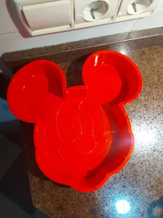 Molde Silicona Mickey Mouse Naranja