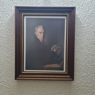 Cuadro vintage retrato hombre