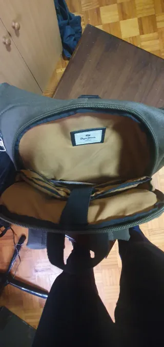 Mochila Pepe Jeans Marrón y Negra