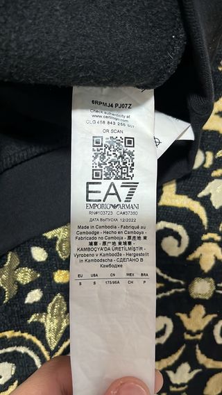 Chándal completo Armani Negro