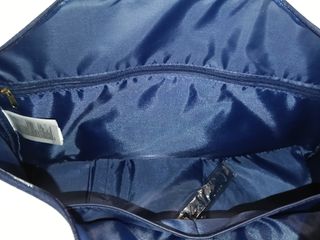 Bolso Maternidad Mayoral Blanco y Azul Marino