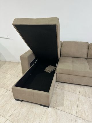 Sofá cama con arcón