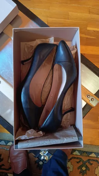 Zapatos de tacón Farrutx negros talla 37