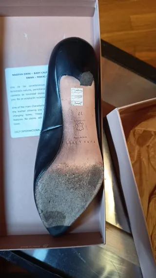 Zapatos de tacón Farrutx negros talla 37