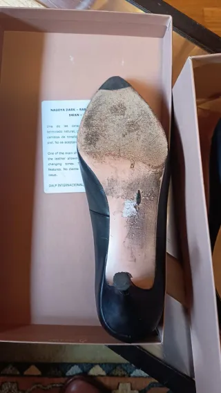 Zapatos de tacón Farrutx negros talla 37