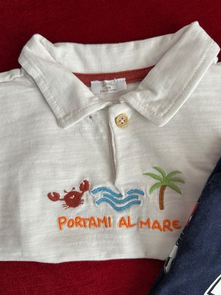 Set 3 magliette neonato manica corta