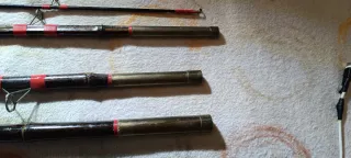 Caña de pesca artesanal 4M + carrete Mechel 440