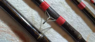 Caña de pesca artesanal 4M + carrete Mechel 440