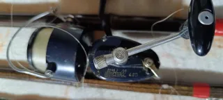 Caña de pesca artesanal 4M + carrete Mechel 440