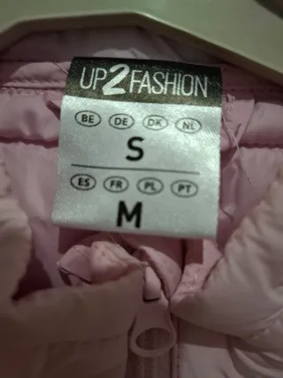 Chaleco acolchado mujer rosa