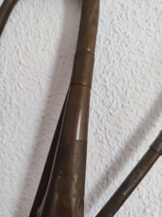 Trompeta antigua de latón