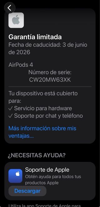 Airpods 4 Apple (ANC) Cancelación Ruido