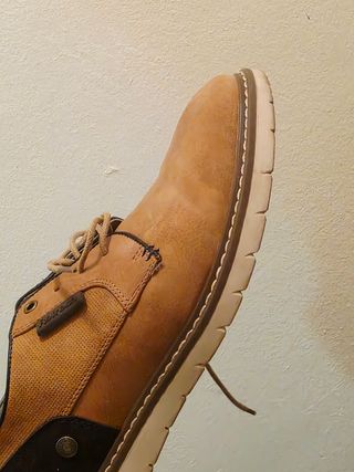 Zapatos urbanos hombre beige/marrón