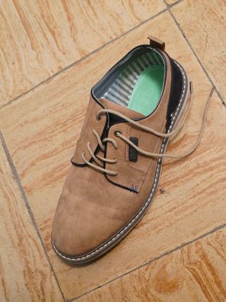 Zapatos urbanos hombre beige/marrón