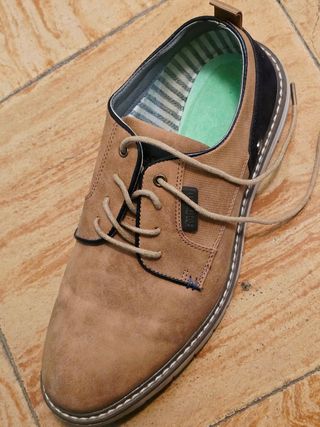 Zapatos urbanos hombre beige/marrón