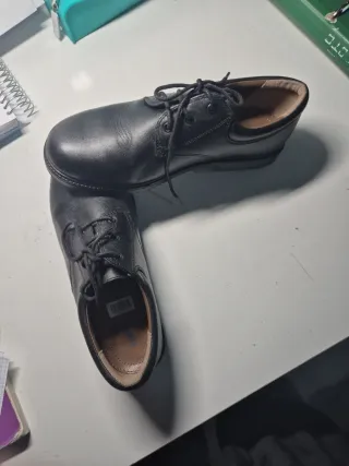 Zapatos negros cordones talla 39