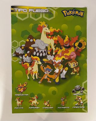 POKÉMON 8 POSTERS GIGANTES.