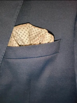 Giacca uomo elegante blu slim fit