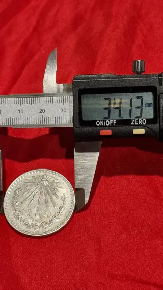 Moneda 1 Peso Mexicano Plata 1943