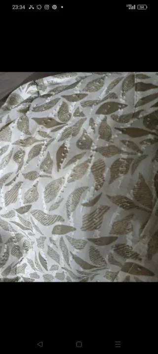 Camisa viscose algodão bege/verde