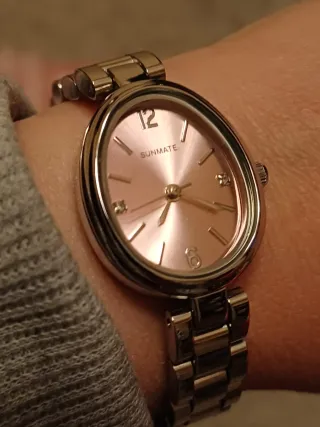 Orologio  donna rosa e argento