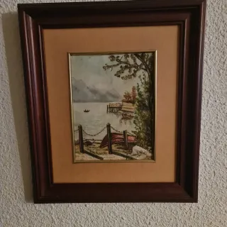 Cuadro vintage paisaje