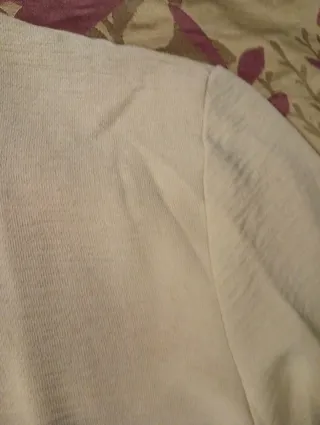 Camiseta Zara Beige Manga Larga