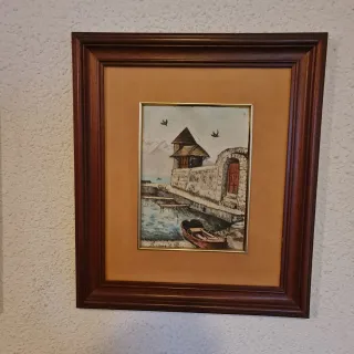 Cuadro vintage paisaje