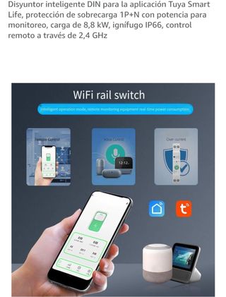 Disyuntor Inteligente Tuya Smart Life WiFi