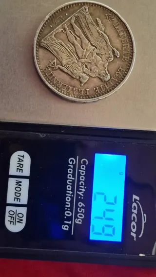 Moneda 10 Francos Franceses Plata 1965